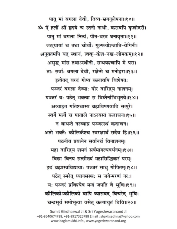 Baglamukhi Panjar Stotram Hindi Sanskrit Pdf 5